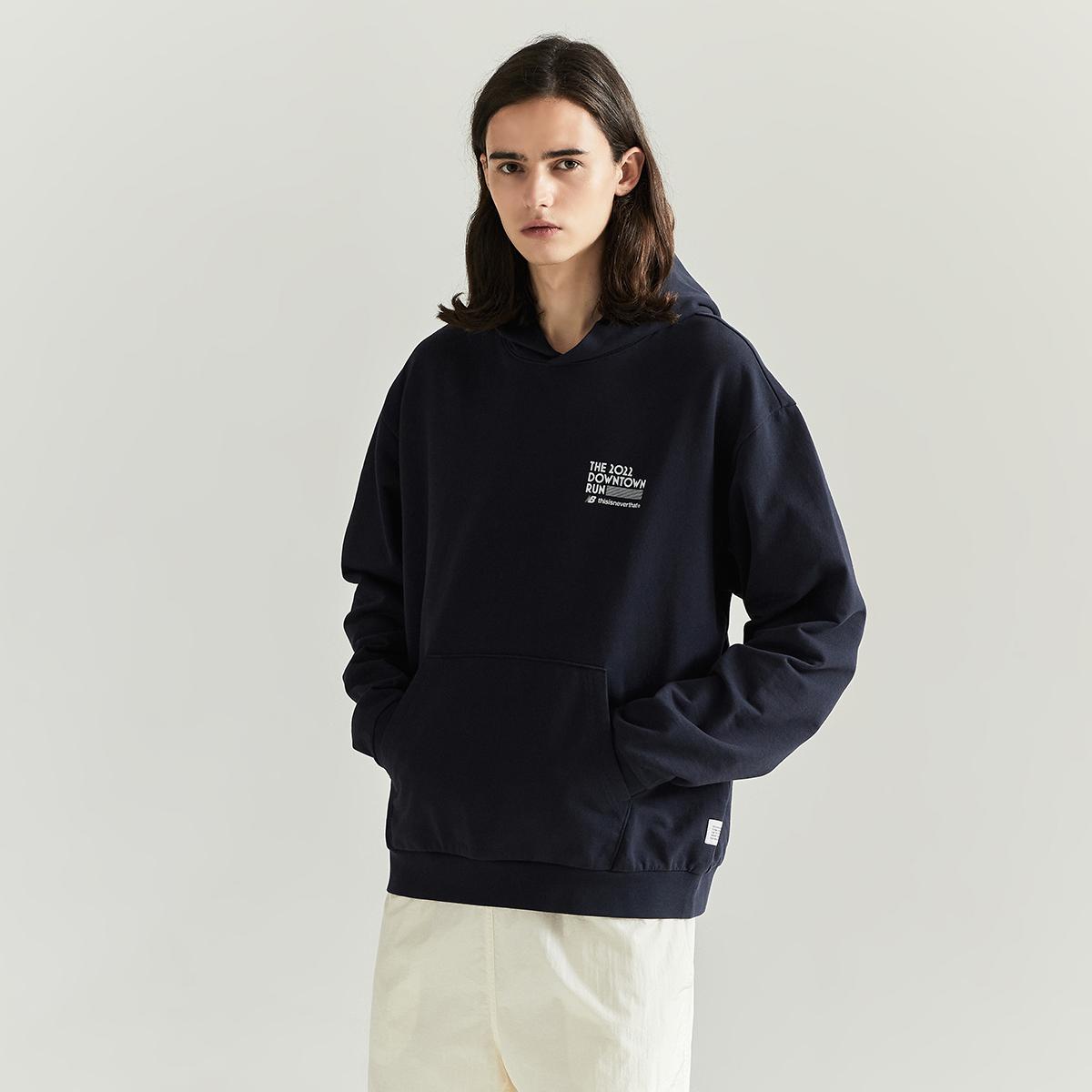 パーカー・フーディ New Balance UNI NB Seoul Exclusive Hoodie SEMI OVER FIT Athletics French Terry Hoodie - New Balance