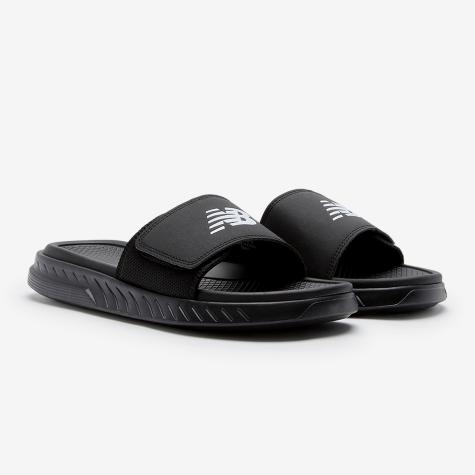 ★New Balance★ NBRJFS110B NB CUSHIONING SLIDE SD1501BK3 BLA New Balance Cushioning Slides 'All Black' SD1501BB3