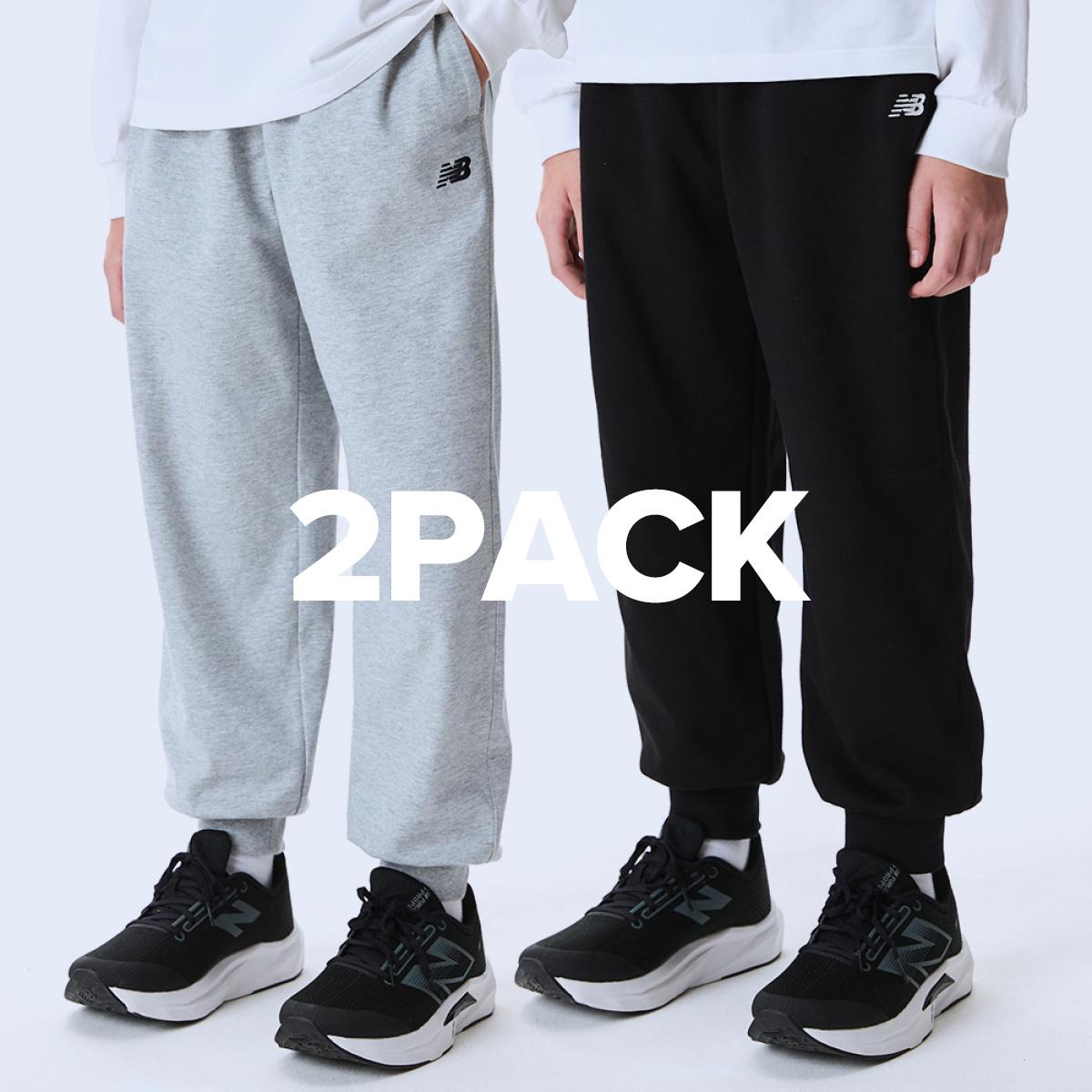 New Balance Korea - [2PACK] NBSC_스탠다드 핏 미니쭈리 조거팬츠