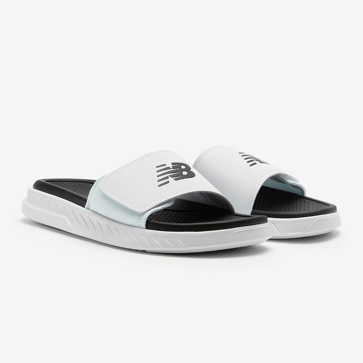 ☆New Balance☆ NBRJFS110W NB CUSHIONING SLIDE SD1501WT3 WHI New Balance Cushioning Slides 'White' SD1501WT3