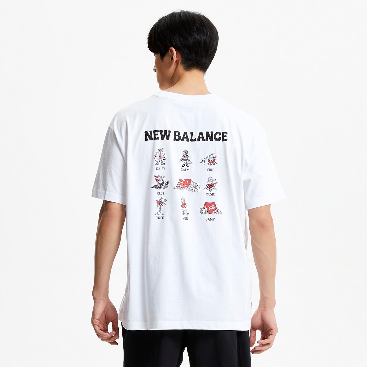 [NEW BALANCE] NBNEF31633 UNI NB BOY Picnic Content Tee★ New Balance Korea - UNI NB BOY 피크닉 컨텐츠 반팔티 (SEMI