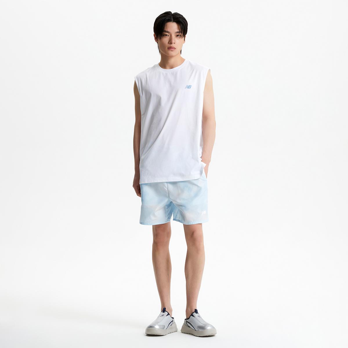 ★New Balance★ NBNGF31703 UNI FROZEN ICE GRAPHIC NACITY WHI New Balance Korea - UNI FROZEN ICE 그래픽 나시티