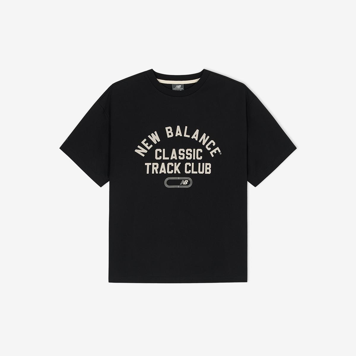 ★New Balance★ NBNEF21583 UNI Track Club Short Sleeve Tee B New Balance Korea - UNI 트랙 클럽 반팔티(SEMI OVER FIT)