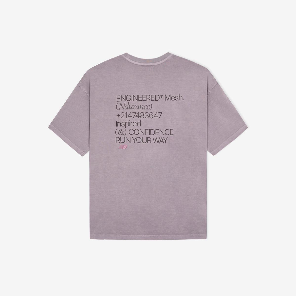 UNI Ndurance 레터링 반팔티 (OVER FIT)