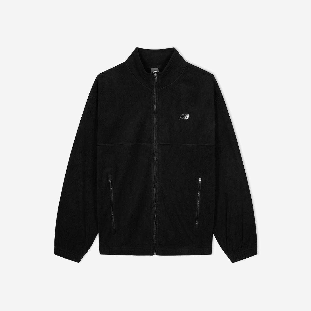 UNI ESS 플리스 스텐드넥 집업