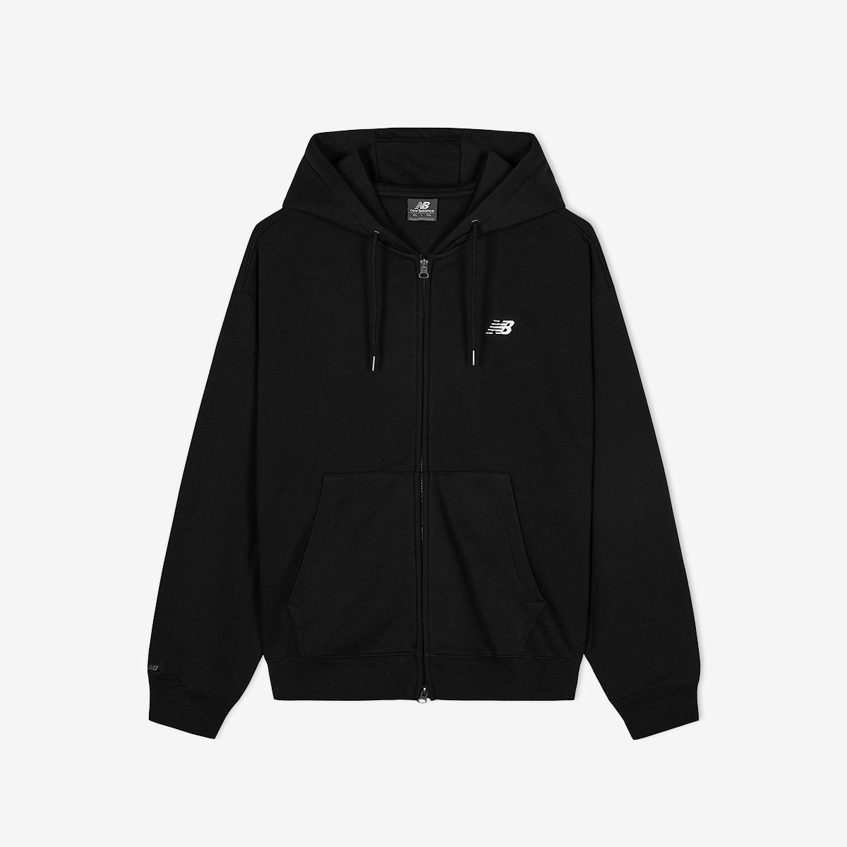 UNI 에센셜 클래식 기모 후드집업 (SEMI OVER FIT)