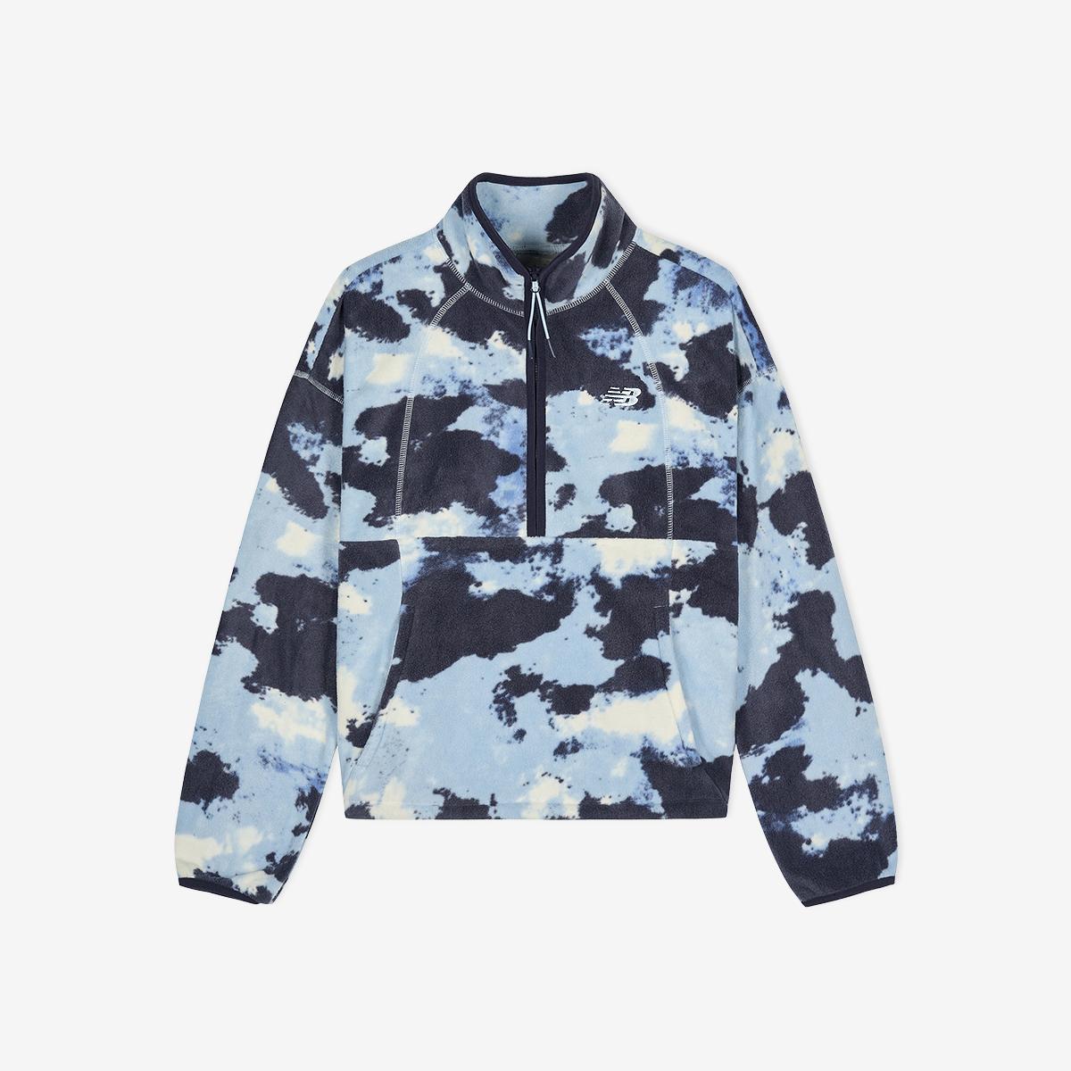 WOMEN 코지 플리스 반집업 (SEMI OVER FIT)