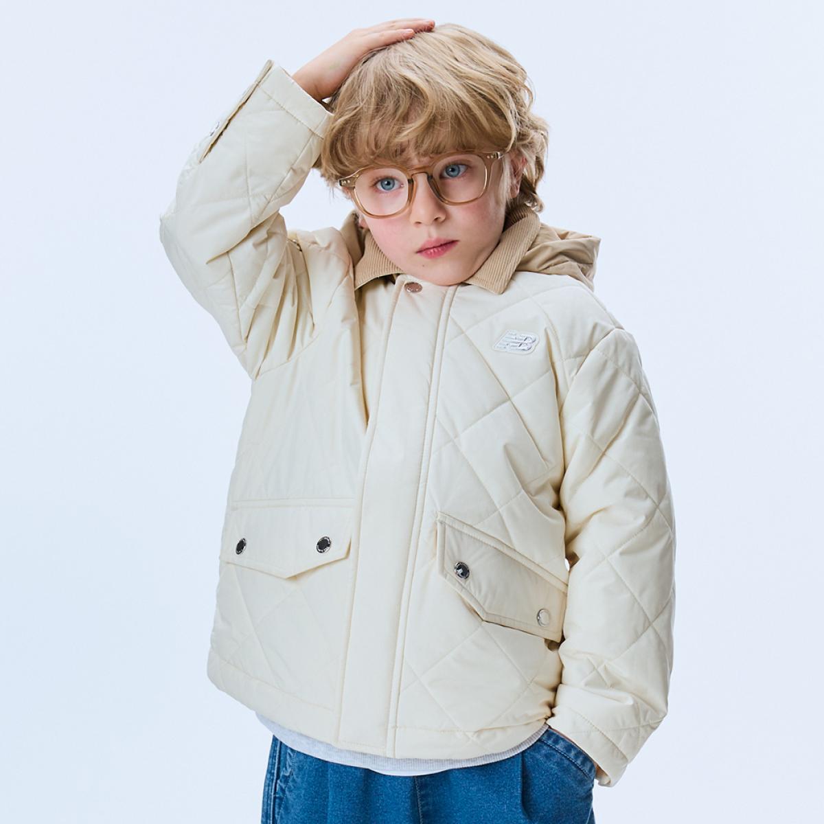 ESSENTIAL_후드 퀼팅 자켓