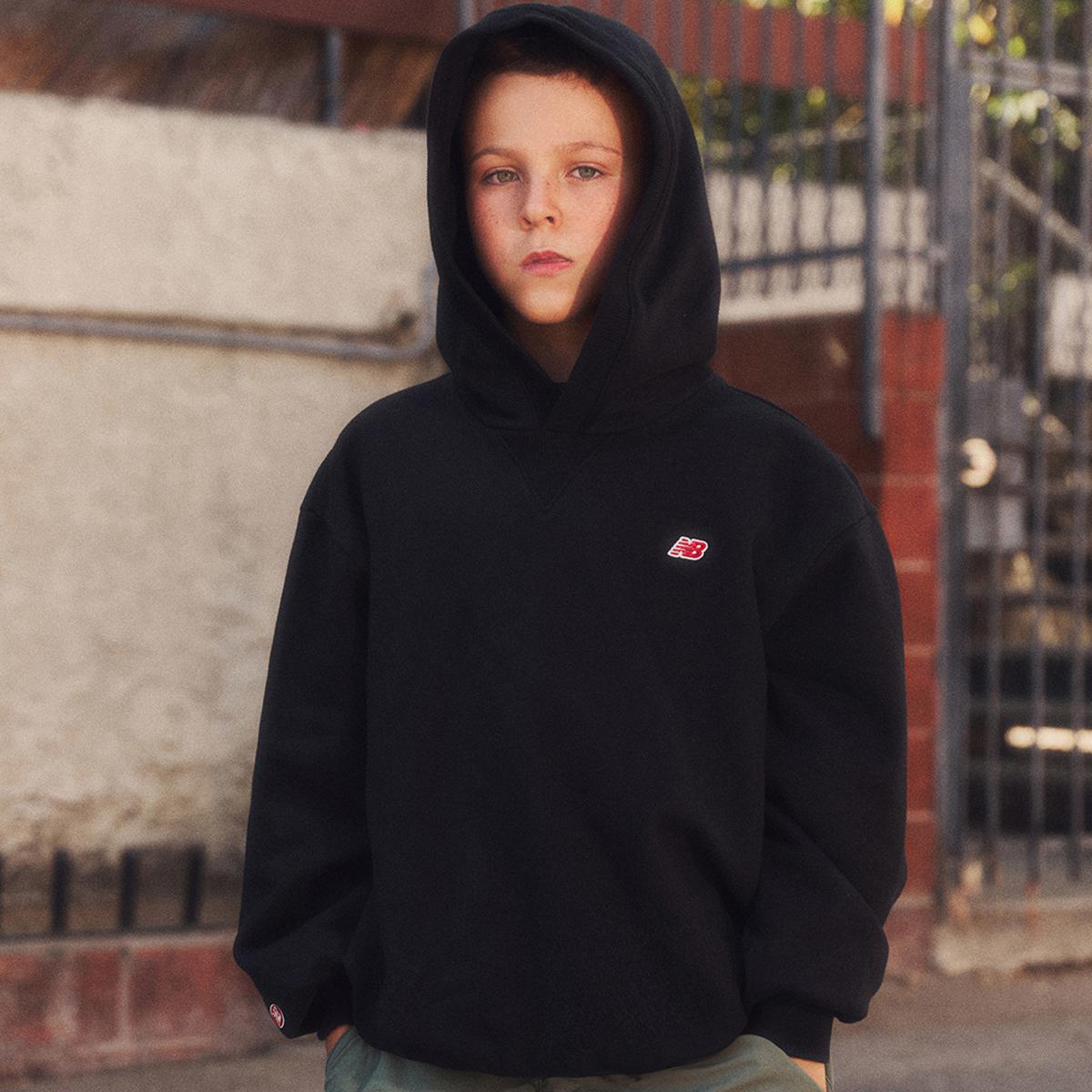 PREP SPORTS_로고 포인트 후드티