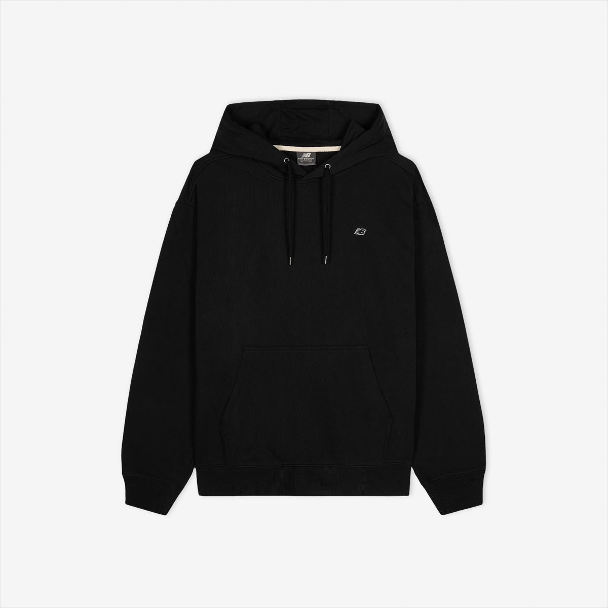 [무료반품] UNI 에센셜 스몰로고 후드티 (SEMI OVER FIT)