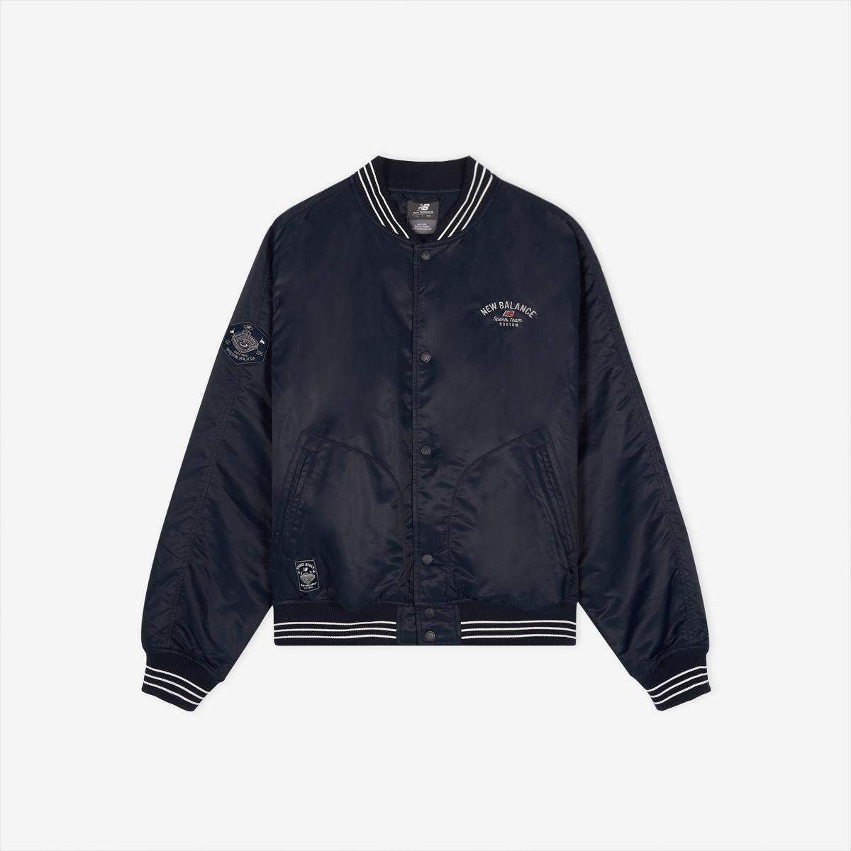 UNI NEW GREY 바시티 패딩 자켓