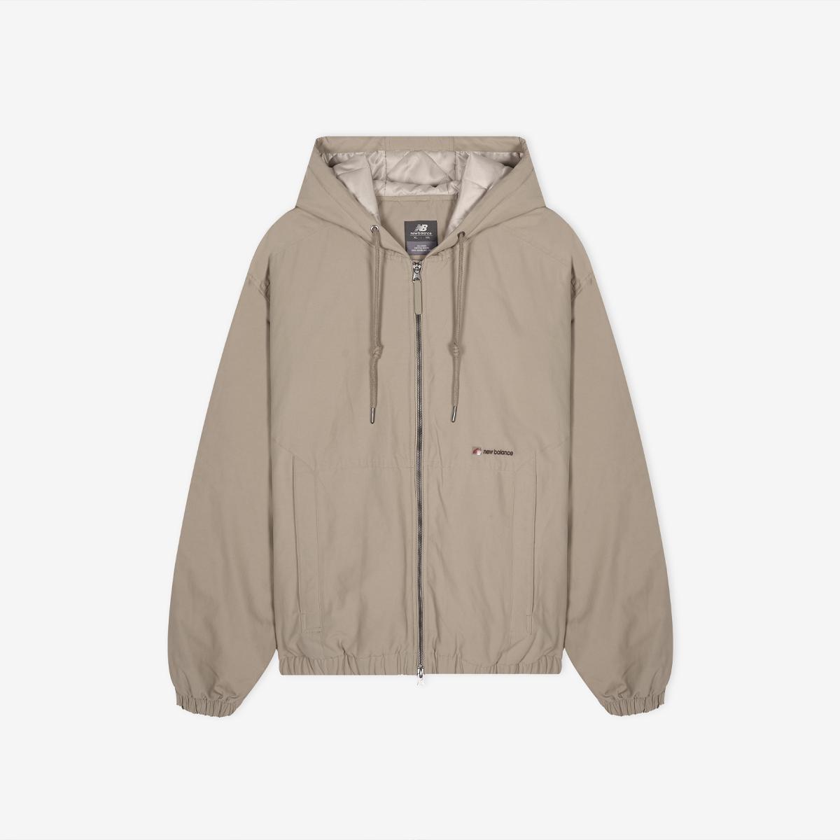 UNI NEW GREY 후드 패딩 자켓