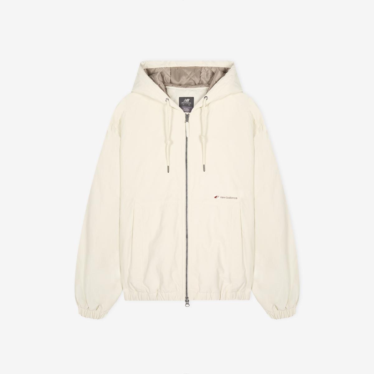 UNI NEW GREY 후드 패딩 자켓