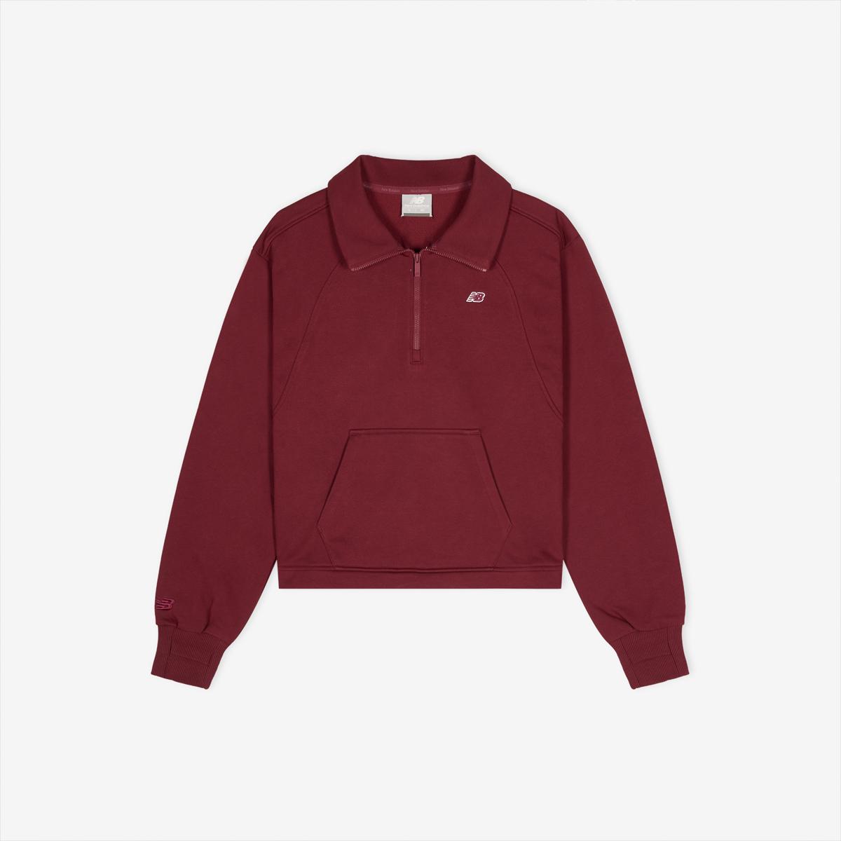 WOMEN 에센셜 반집업(SEMI OVER FIT)