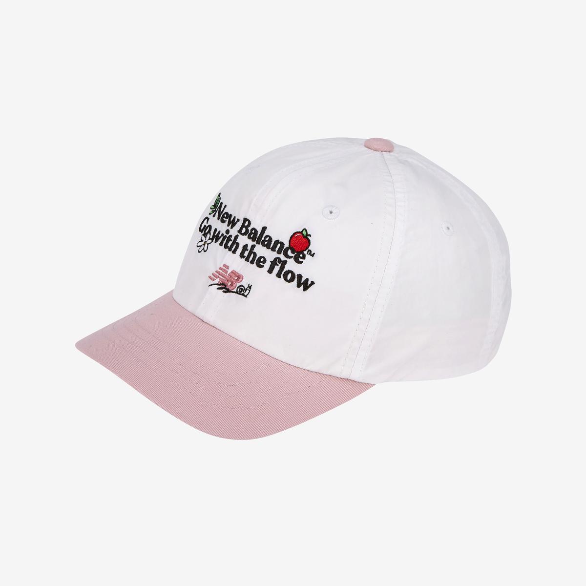 배색 화섬 볼캡