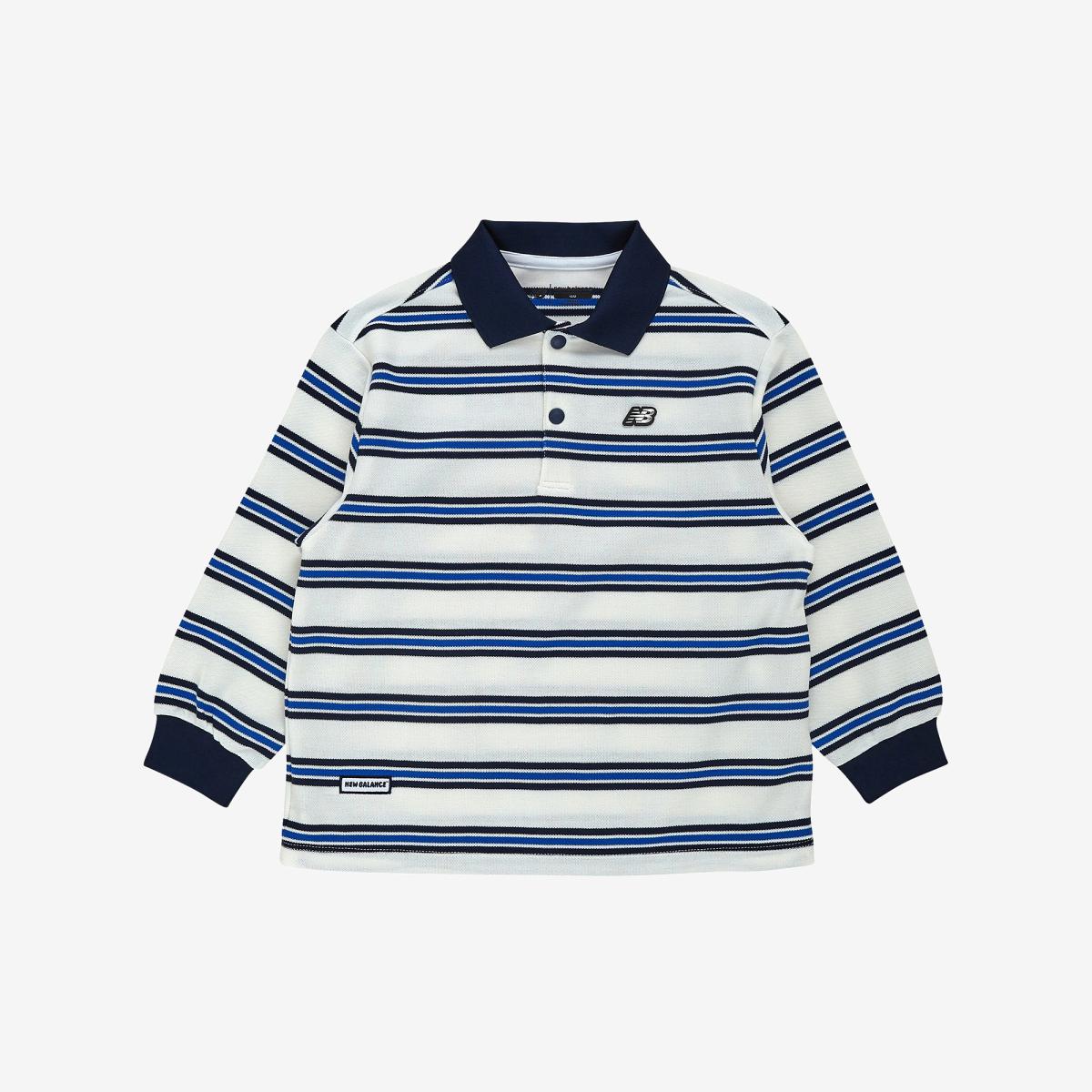 WE GROW TOGETHER  _멀티 스트라이프 카라 긴팔티