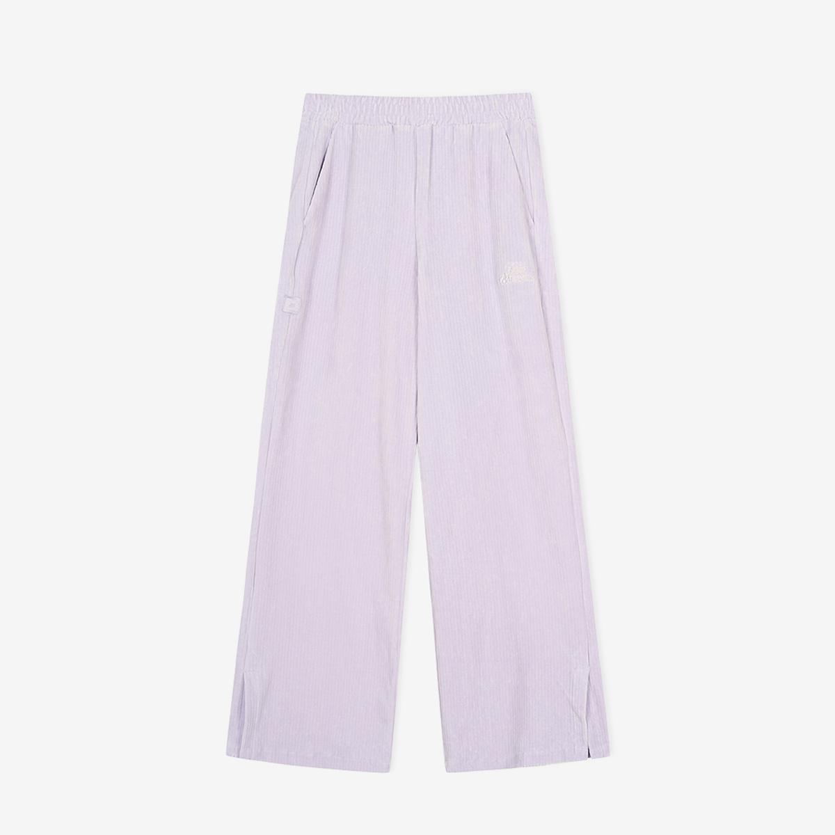 WOMEN 벨루아 골지 와이드팬츠