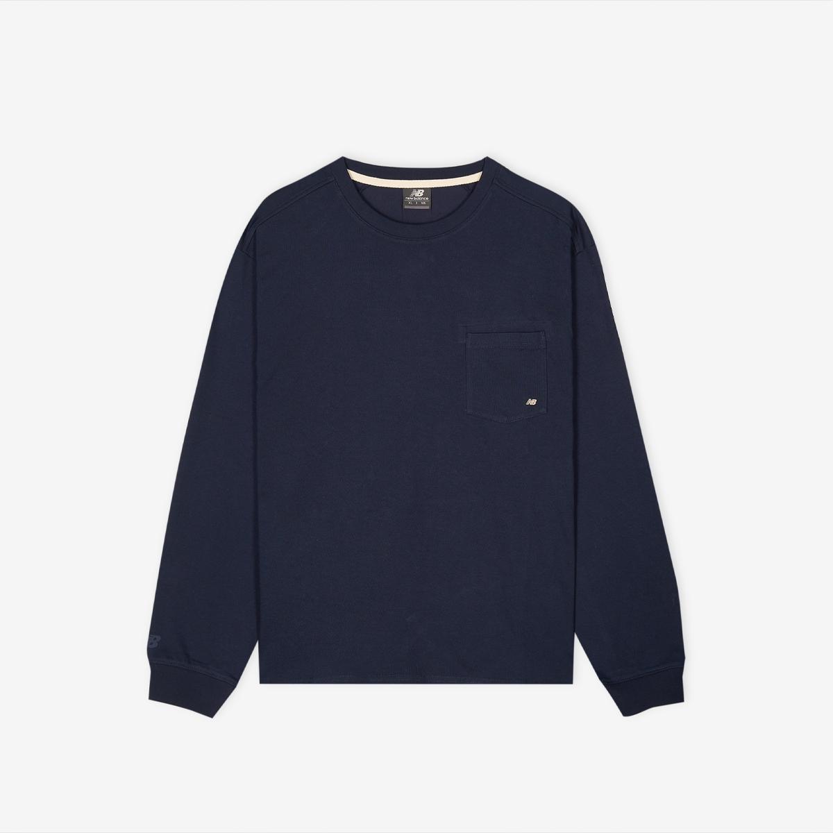 UNI NEW GREY 포켓 긴팔티