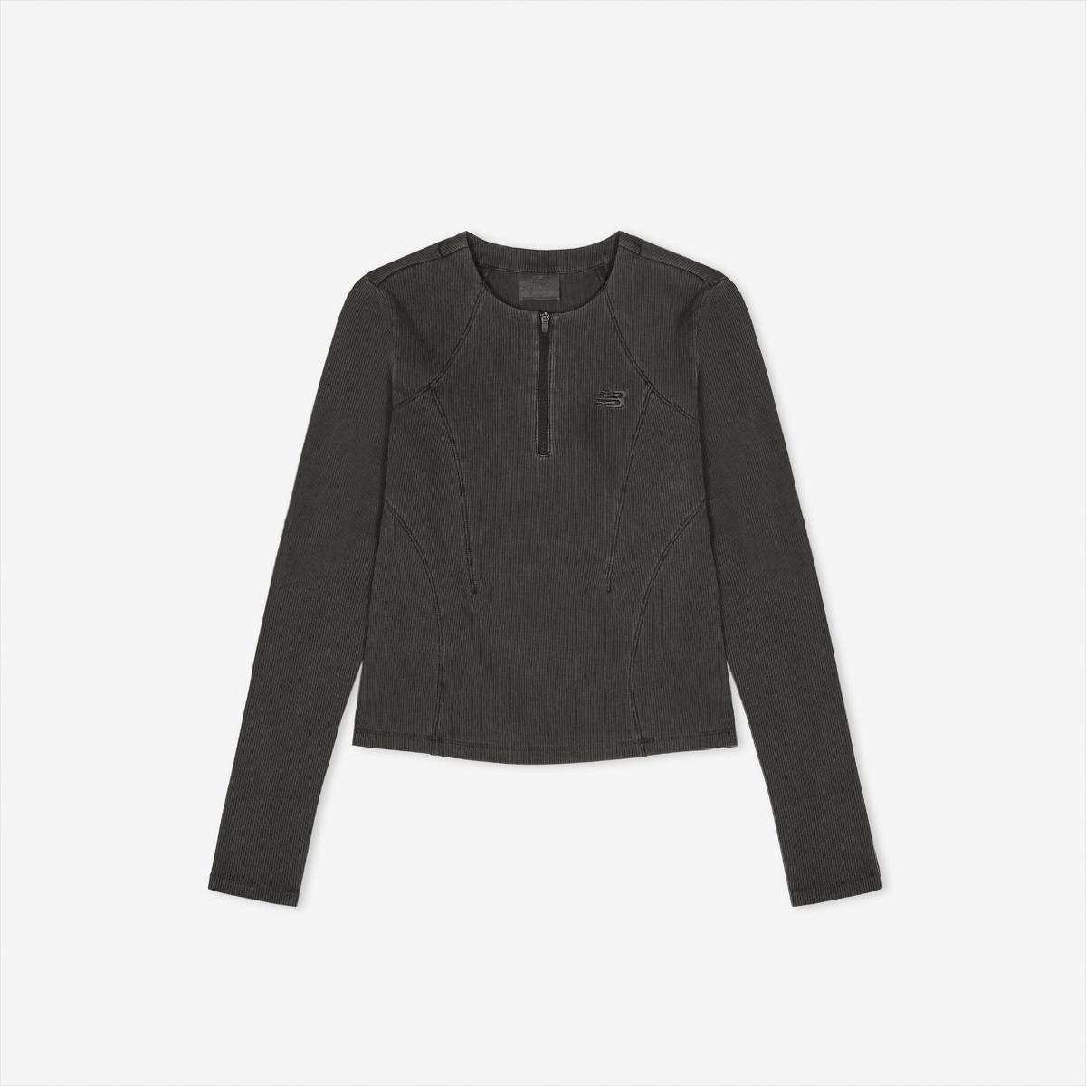 WOMEN 소프트프레쉬 경량 골지 긴팔티 (SLIM FIT)