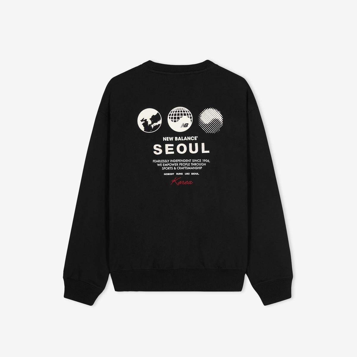 UNI NB 서울 글로벌 익스클루시브 맨투맨 (SEMI OVER FIT)