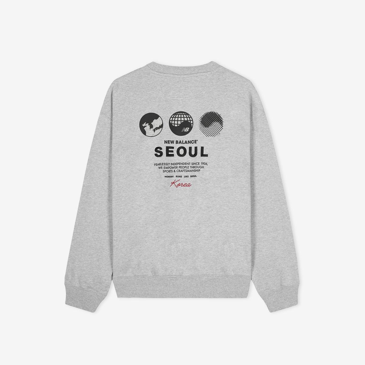 UNI NB 서울 글로벌 익스클루시브 맨투맨 (SEMI OVER FIT)