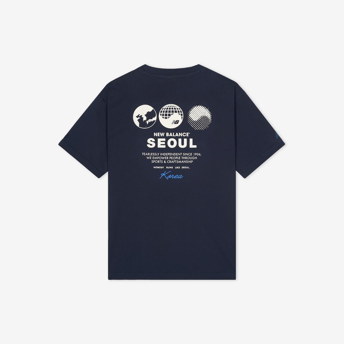 UNI NB 서울 글로벌 익스클루시브 반팔티 (SEMI OVER FIT)