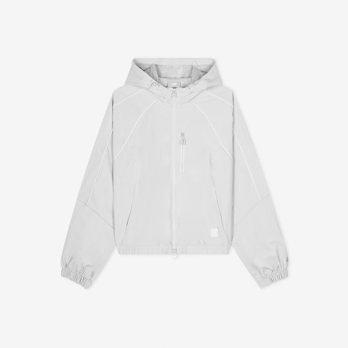 WOMEN 트랙 후드 우븐 자켓