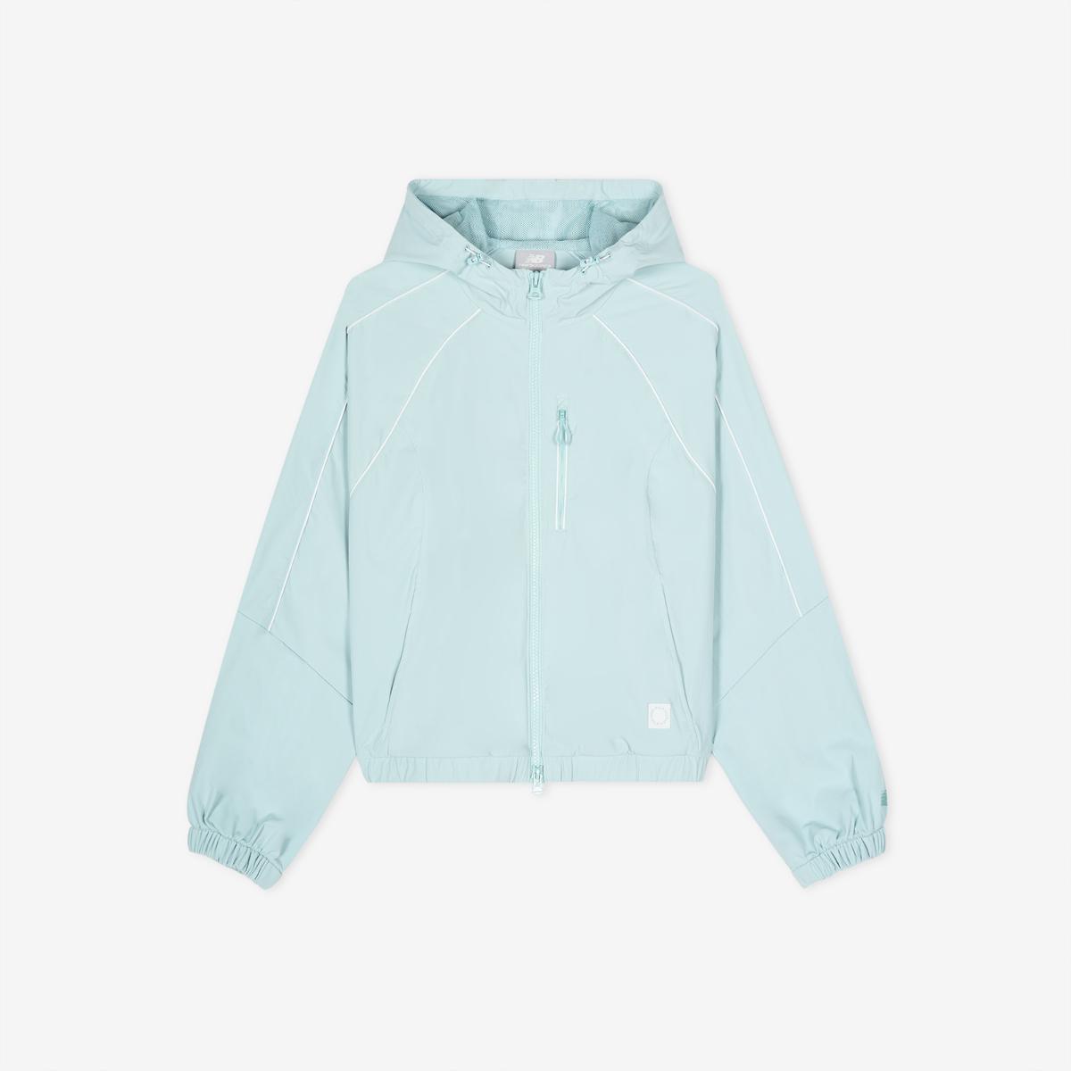 WOMEN 트랙 후드 우븐 자켓