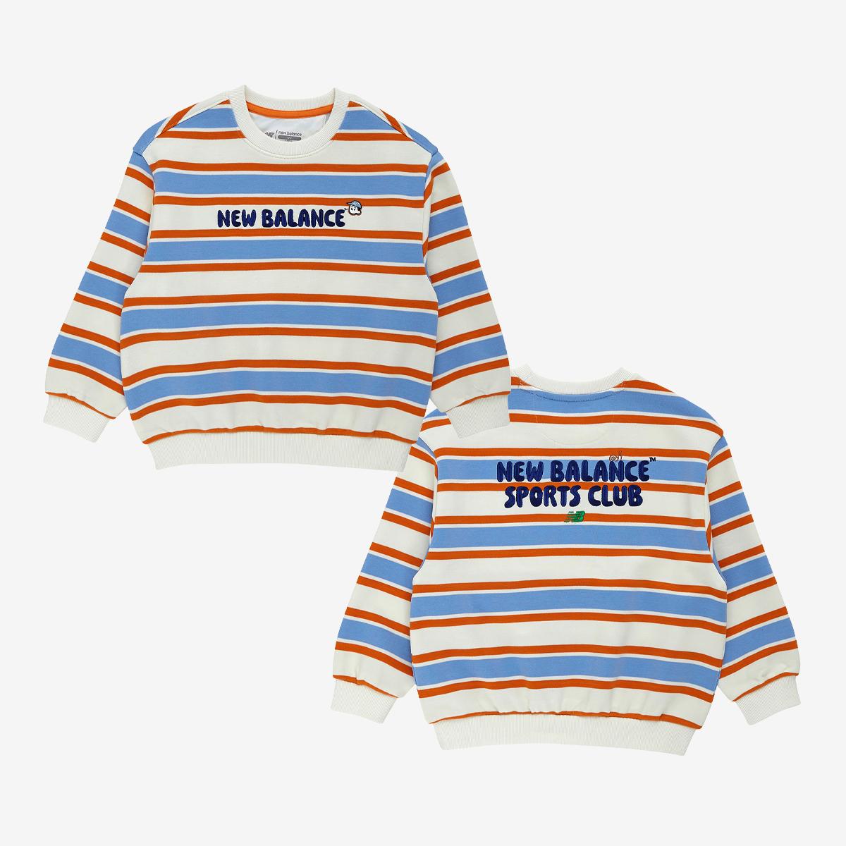 WE GROW TOGETHER_멀티스트라이프 스웻셔츠