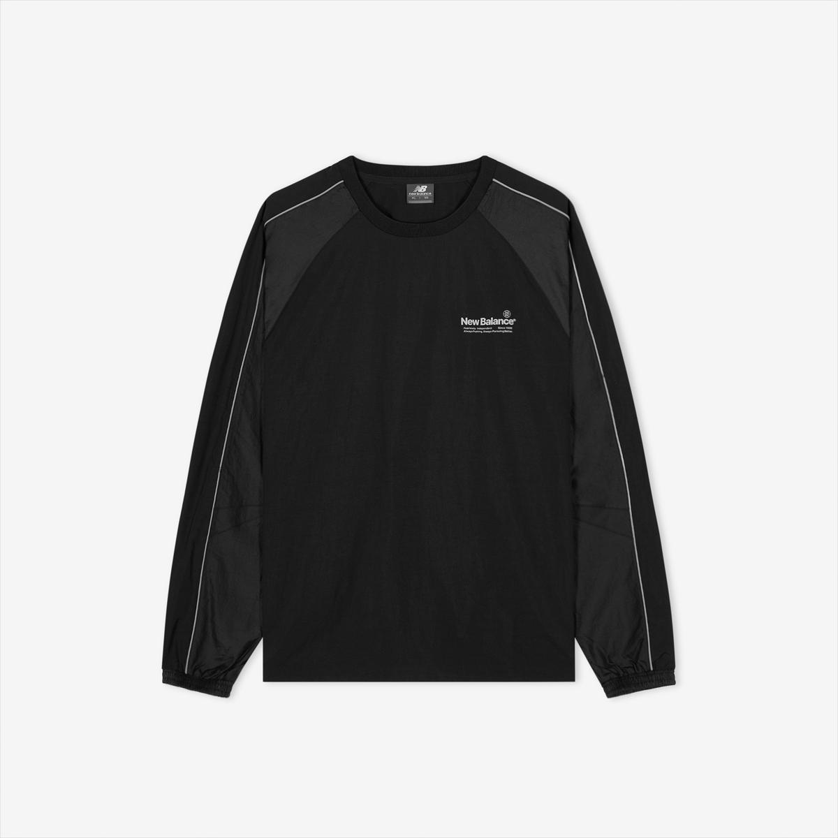 UNI SHIFT 라운드넥 우븐 피스테