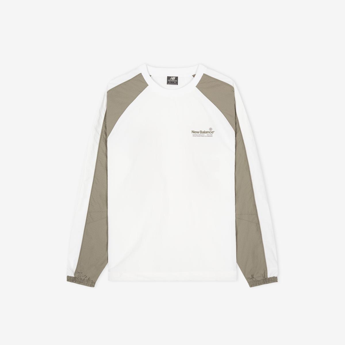 UNI SHIFT 라운드넥 우븐 피스테