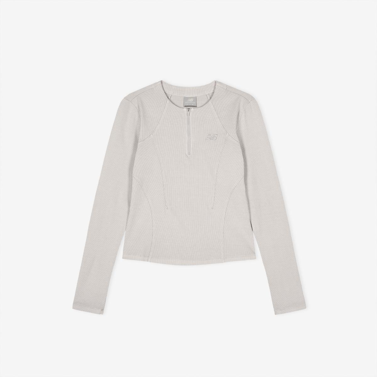 WOMEN 소프트프레쉬 경량 골지 긴팔티 (SLIM FIT)