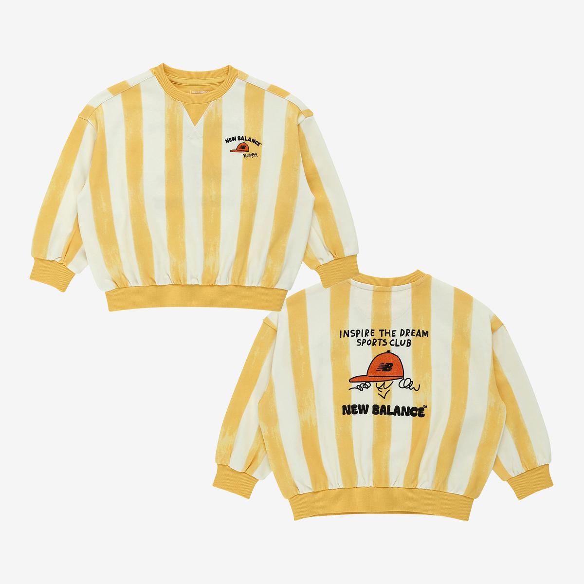 Ready Set Rugby!_세로 스트라이프 라운드넥 스웻셔츠