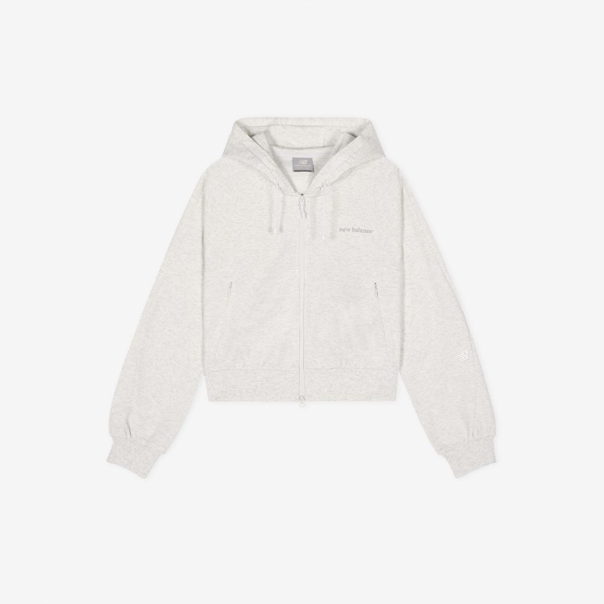 WOMEN 경량 이중직 후드집업(SEMI OVER FIT)