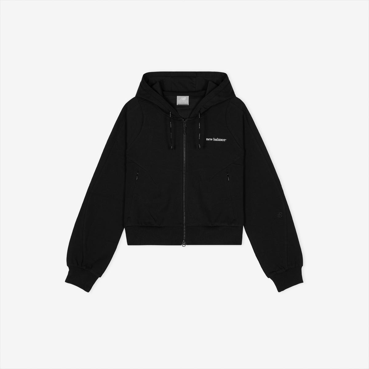 WOMEN 경량 이중직 후드집업(SEMI OVER FIT)