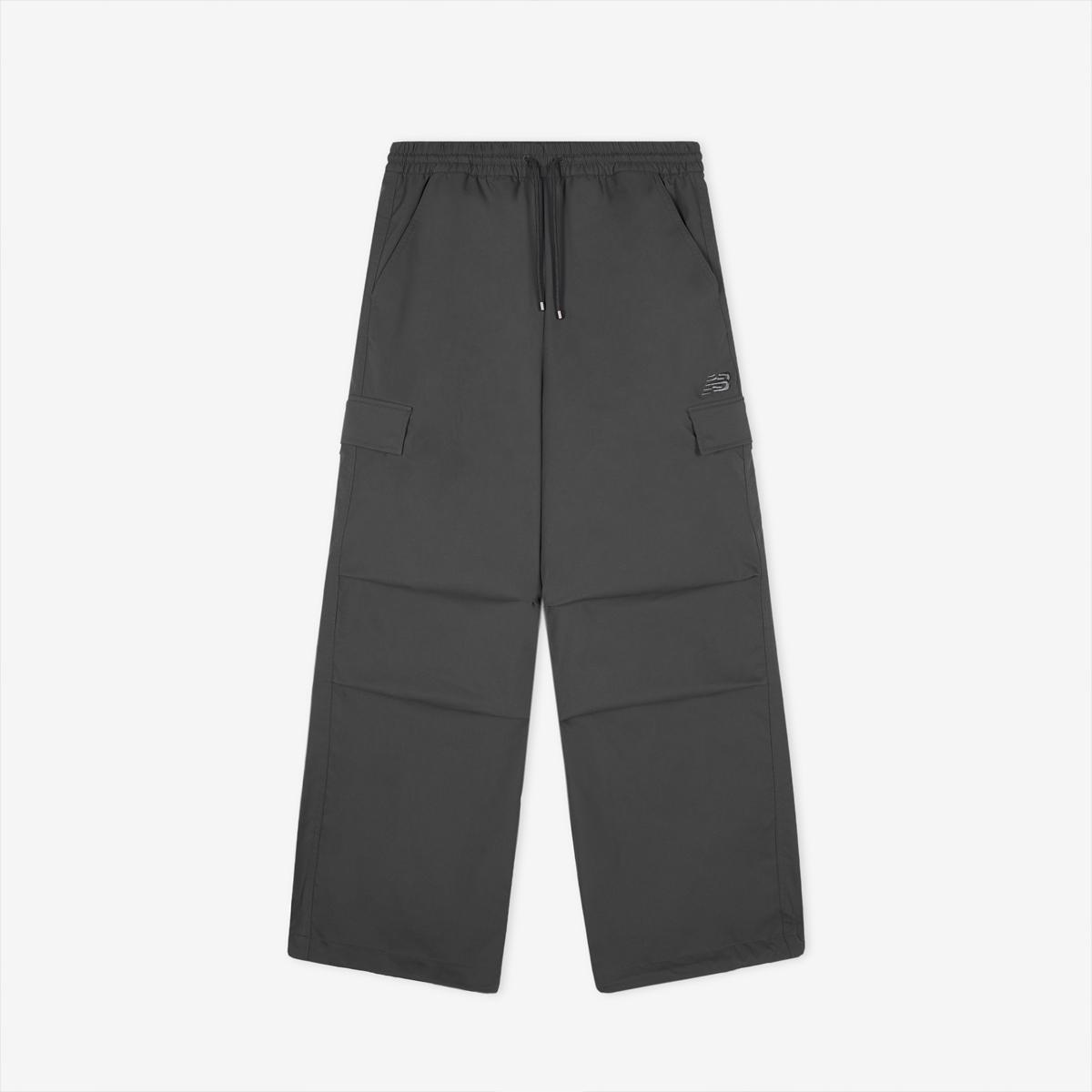 WOMEN 에센셜 우븐 카고 와이드팬츠