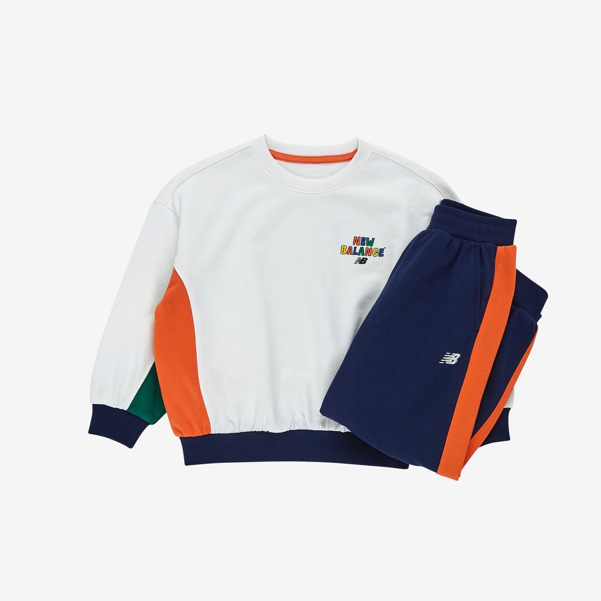 Ready Set Rugby!_컬러 배색 일러스트 스웻 셋업