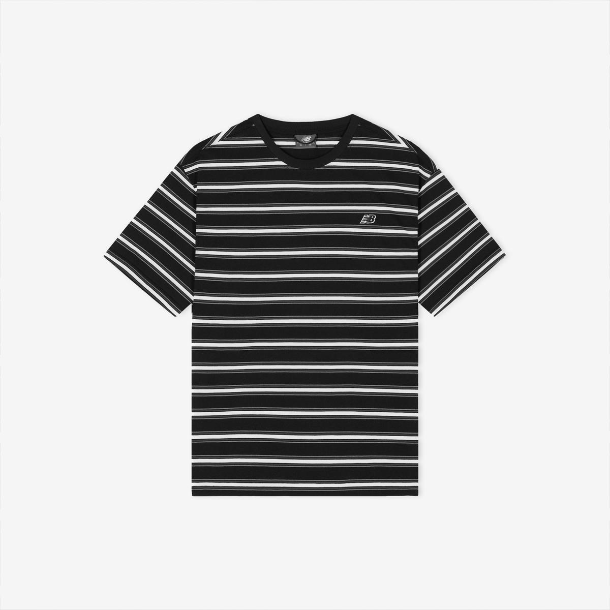 UNI 트랙 클럽 스트라이프 반팔티 (SEMI OVER FIT)