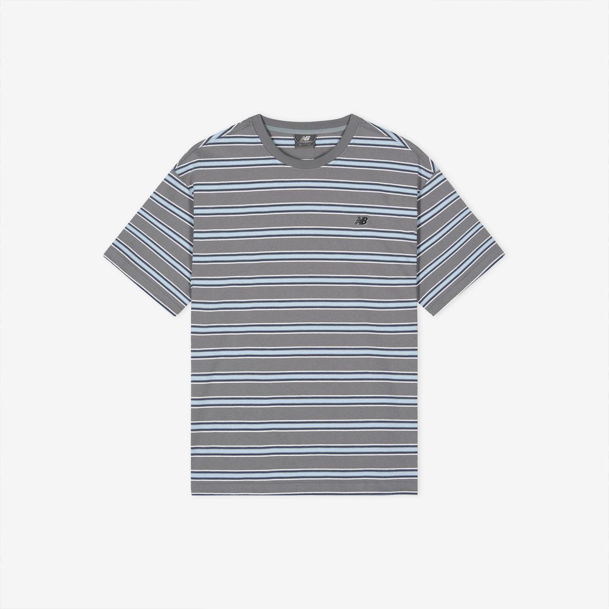 UNI 트랙 클럽 스트라이프 반팔티 (SEMI OVER FIT)