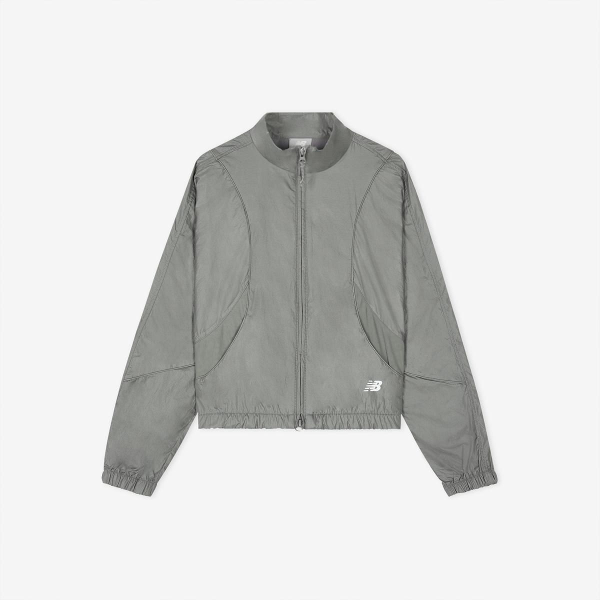 WOMEN 에센셜 경량 스탠넥 우븐자켓