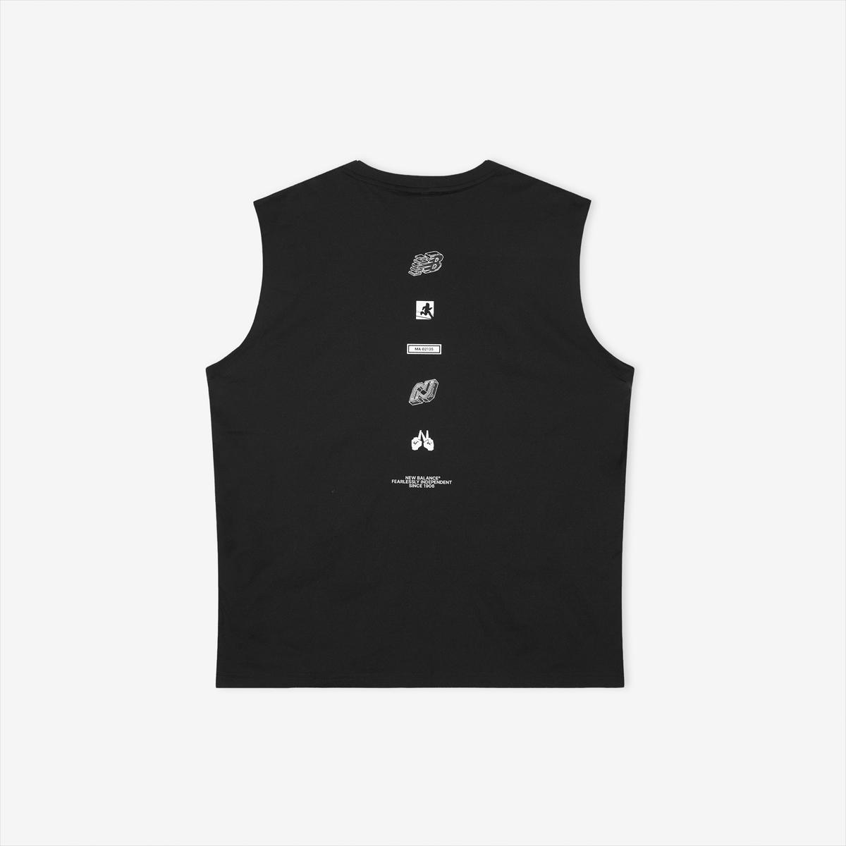 UNI RC FROZEN 픽토그램 나시티 (SEMI OVER FIT)