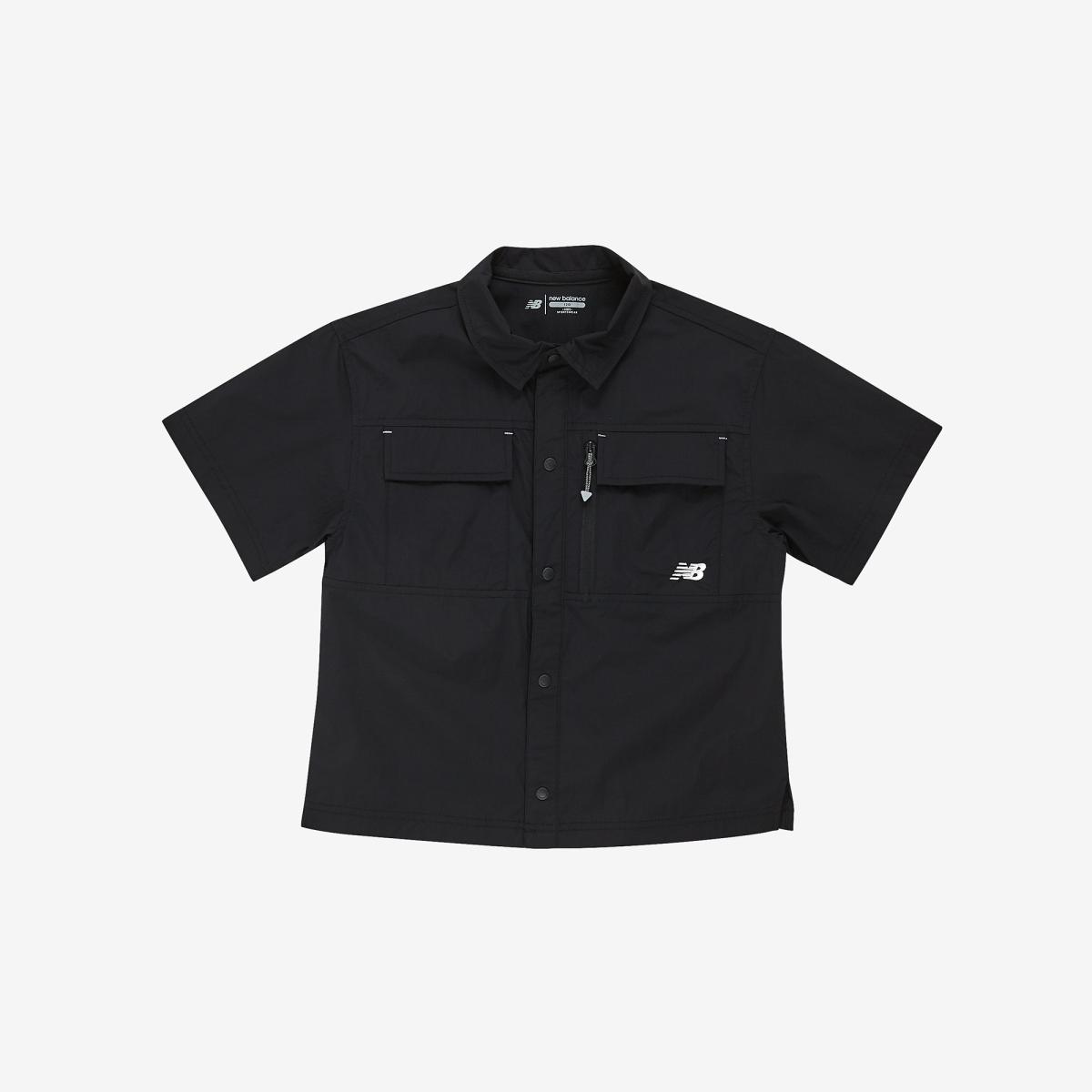 NBSC_우븐스트레치 반팔 셔켓