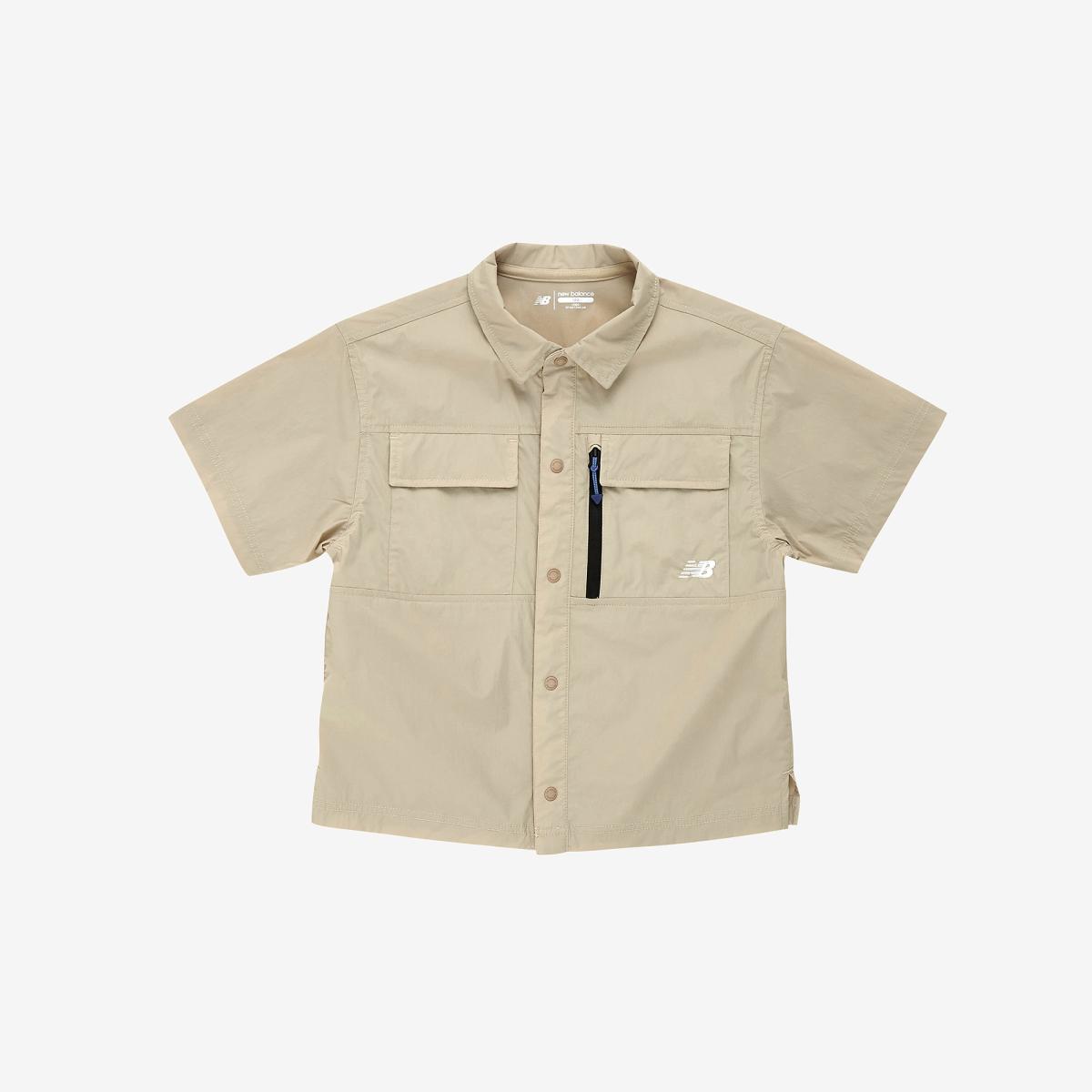 NBSC_우븐스트레치 반팔 셔켓