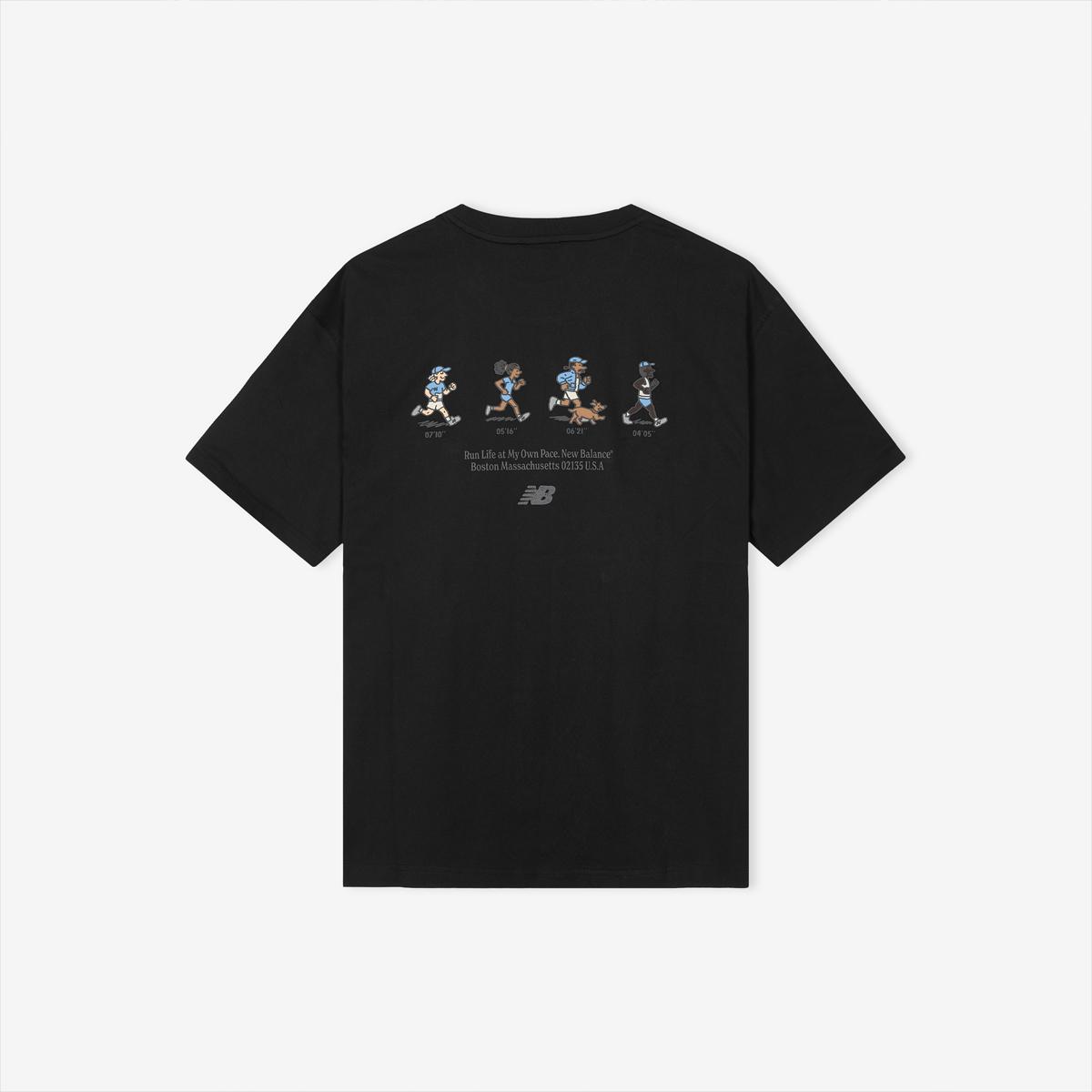 UNI NB 프렌즈 반팔티 (SEMI OVER FIT)