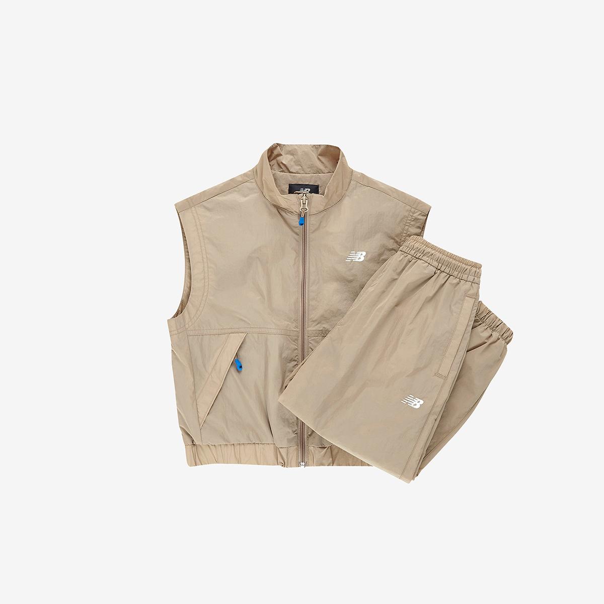 NBSC_  우븐 베스트 셋업