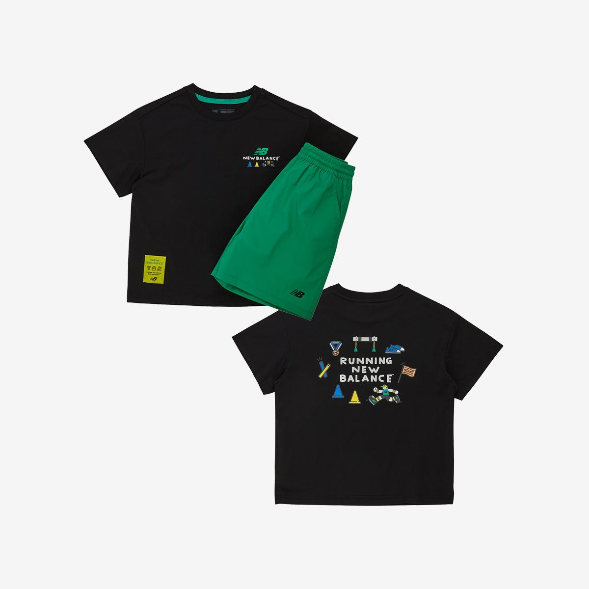 Run Festival_쿨터치 반팔티 + 우븐 스트레치 팬츠 셋업