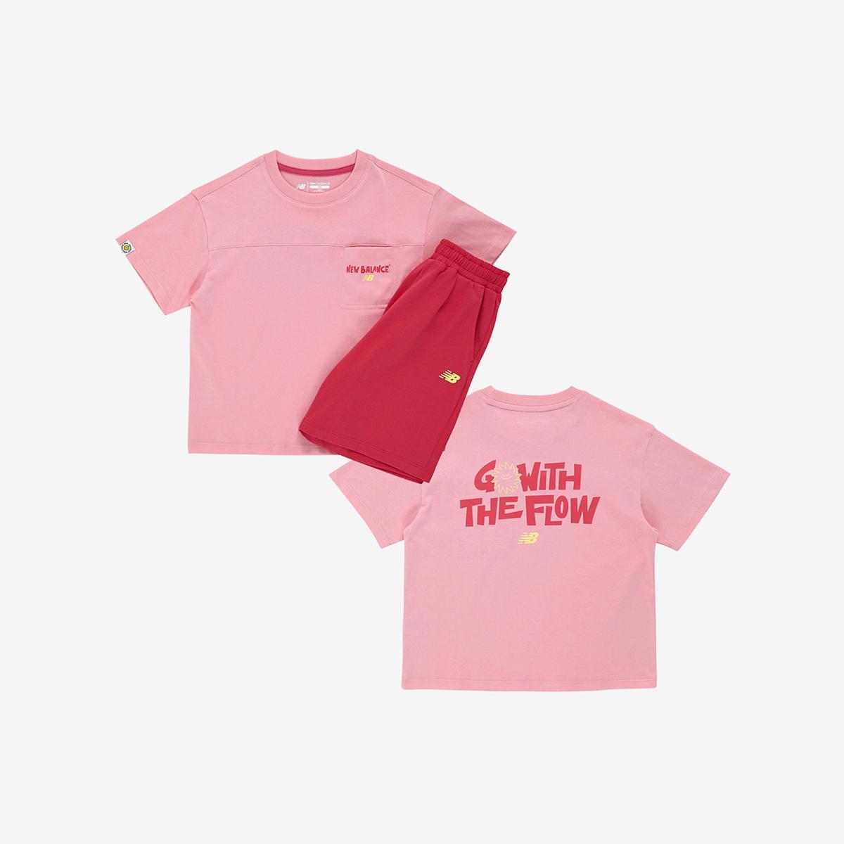 ESSENTIAL_상하의 포켓 반팔 싱글 셋업