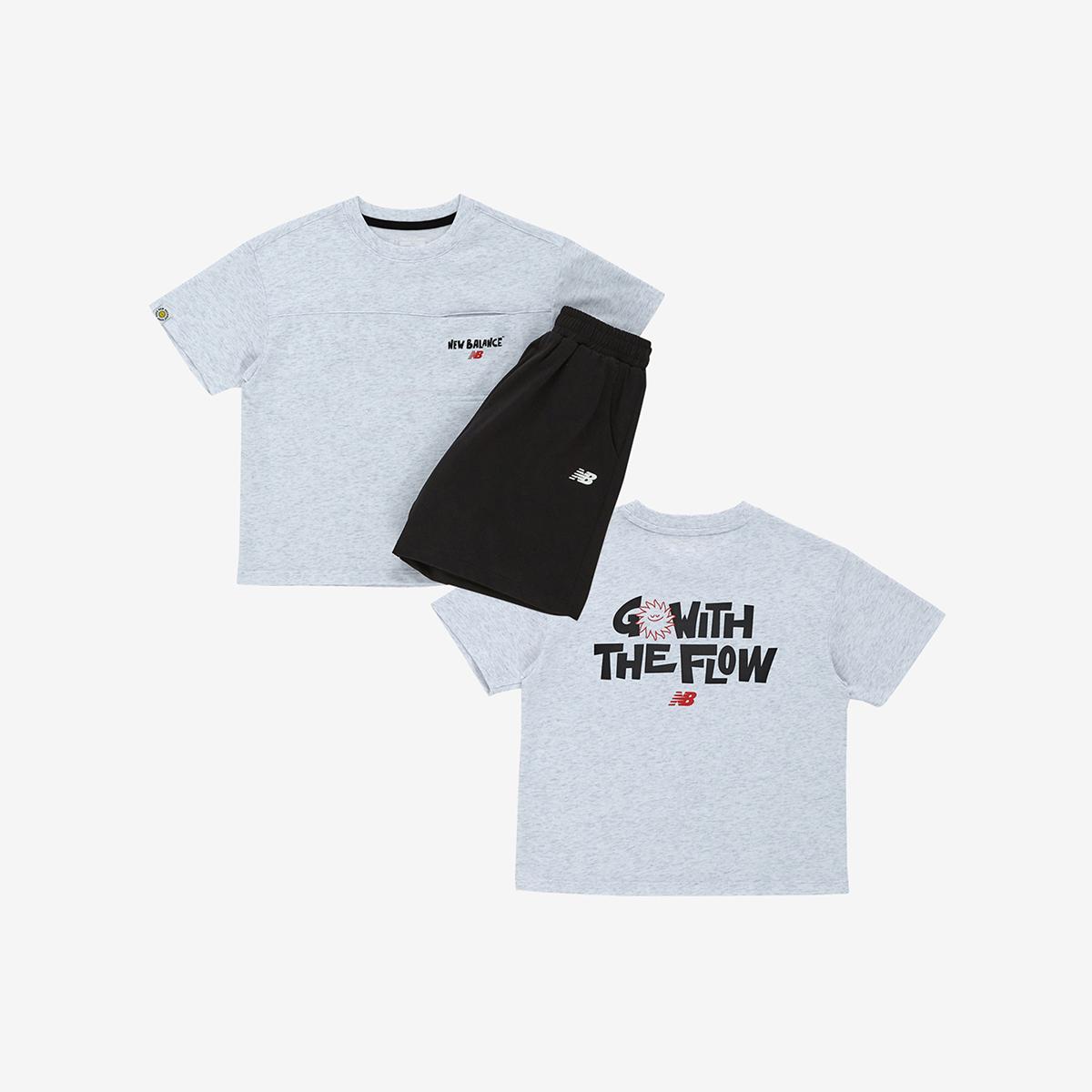 ESSENTIAL_상하의 포켓 반팔 싱글 셋업