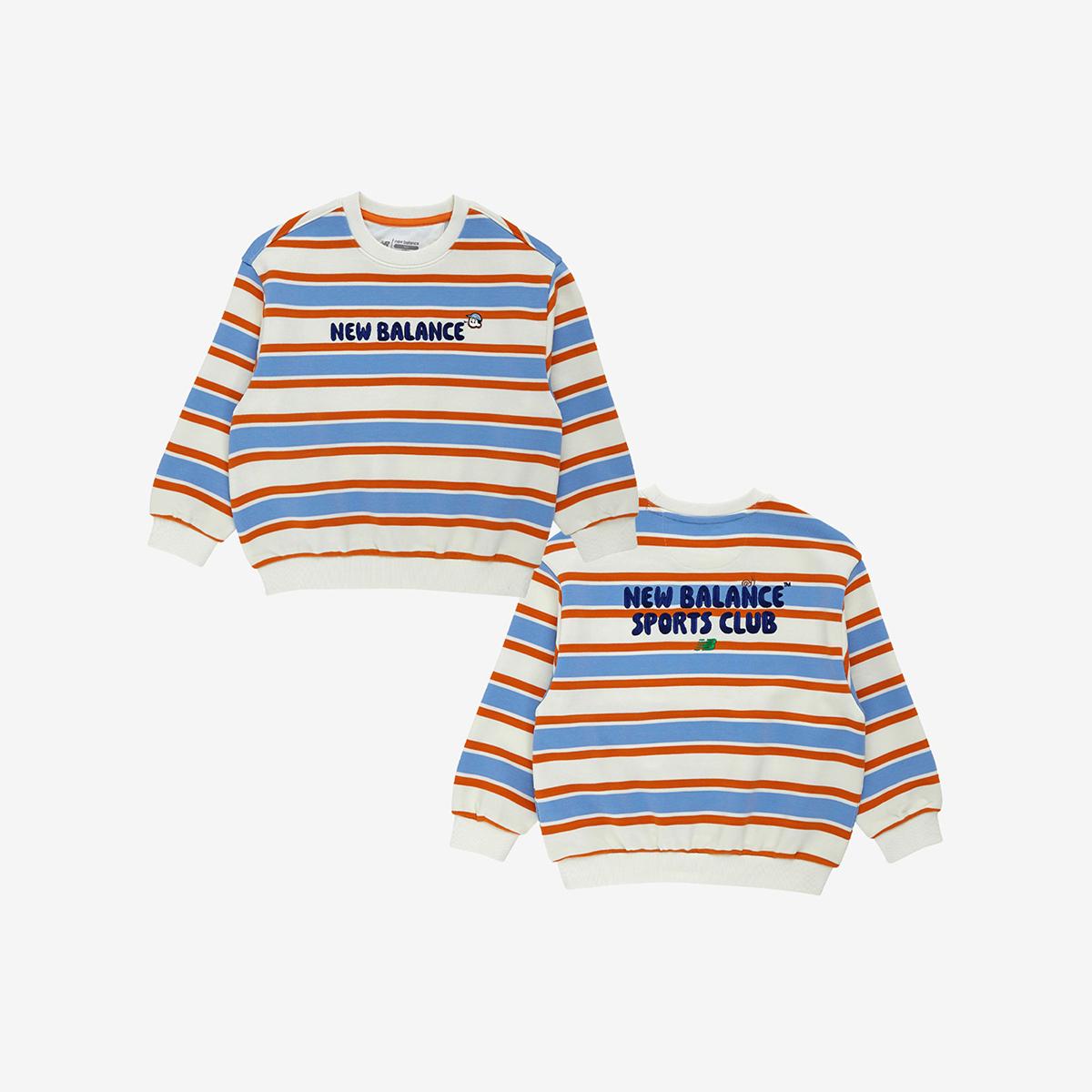 WE GROW TOGETHER_멀티스트라이프 스웻셔츠