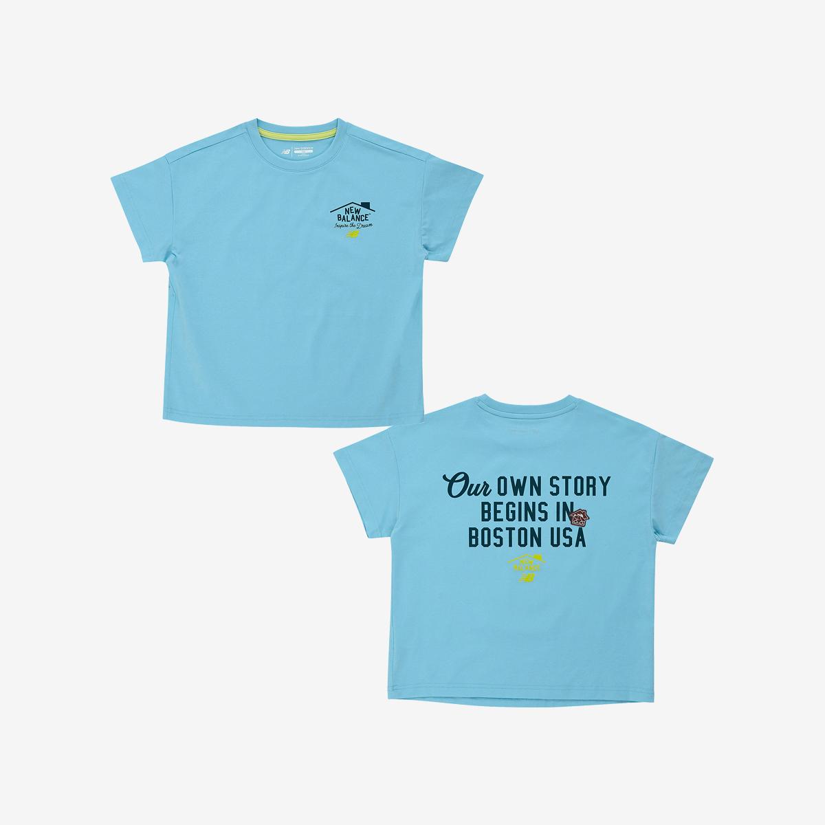 Sweet home_로고 루즈핏 반팔티